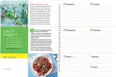 The Prevention 2020 Calendar and Health Planner - A Year of Inspiration